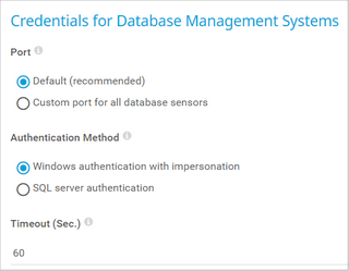 Credentials for Database Management Systems